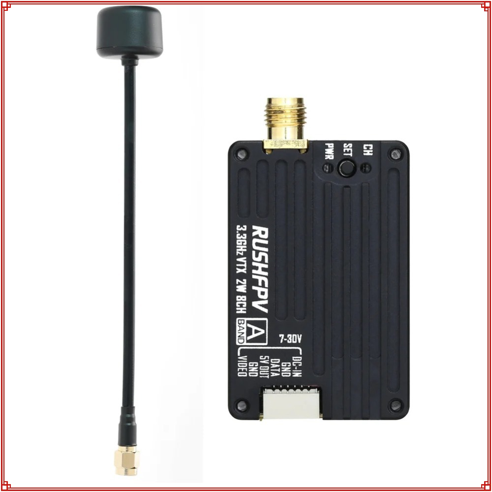 Fpv Drone Receiver - 2026年新型 RUSHFPV 3.3G 2W VTX送信機 FPV送信機受信機