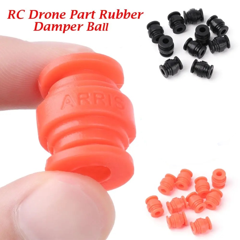 Fpv Drone Flight Controller - 防振ラバーダンパー,f4 f7フライトコントローラーfpvクワッドコプターrcパーツ用シリコンマウント衝撃ボール,ロットあたり4個