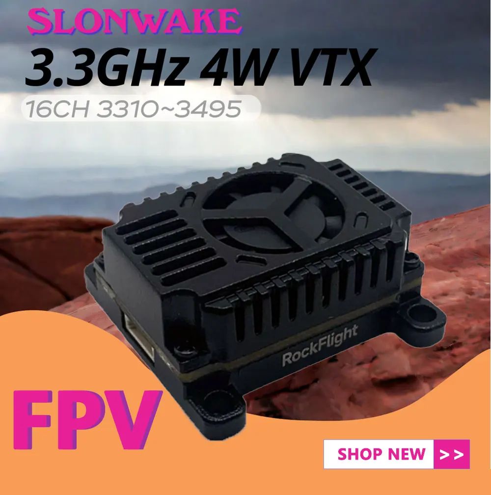 SLONWAKE FPV 3.3G 16CH 4000mW  - Fpv Drone Receiver のレビューと価格