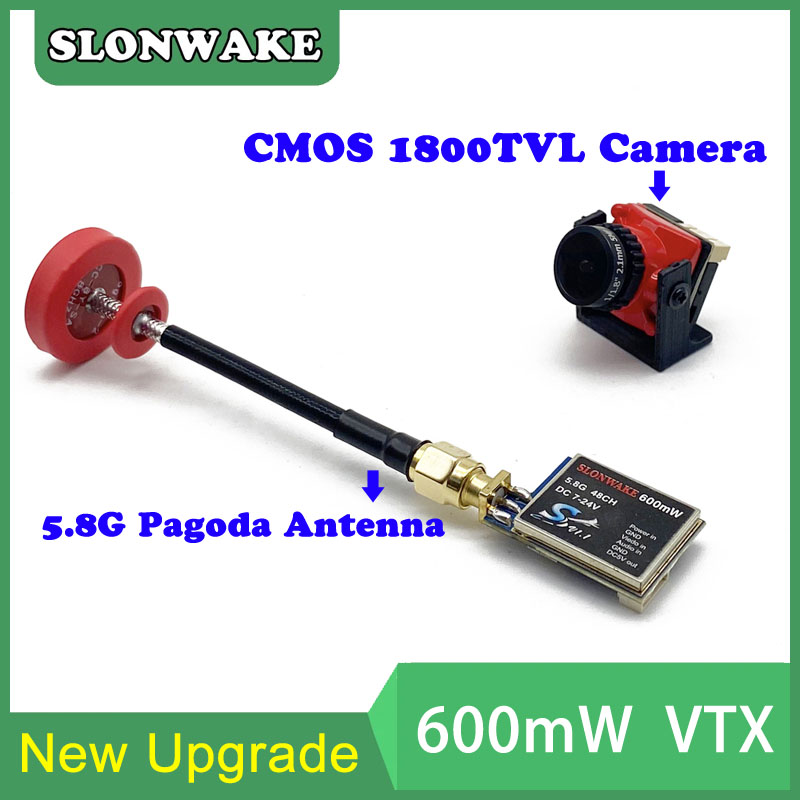 5.8 グラム 48CH 600mW 調整可能な VTX-C - Fpv Drone Camera のレビューと価格