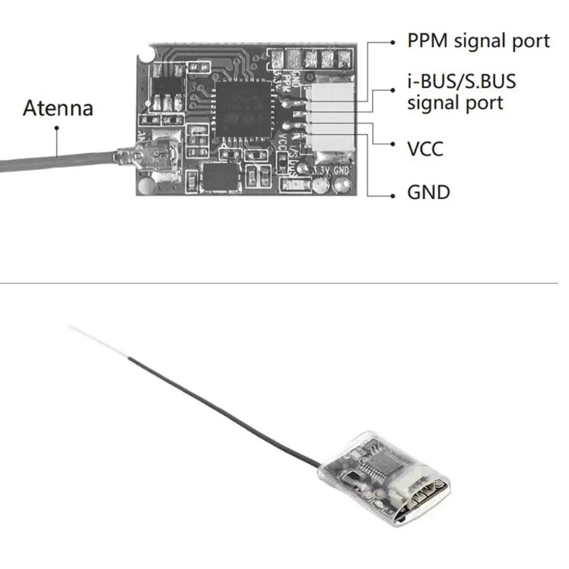 Flysky FS-8A 8CH 18CHミニレシーバー P - Fpv Drone Flight Controller のレビューと価格