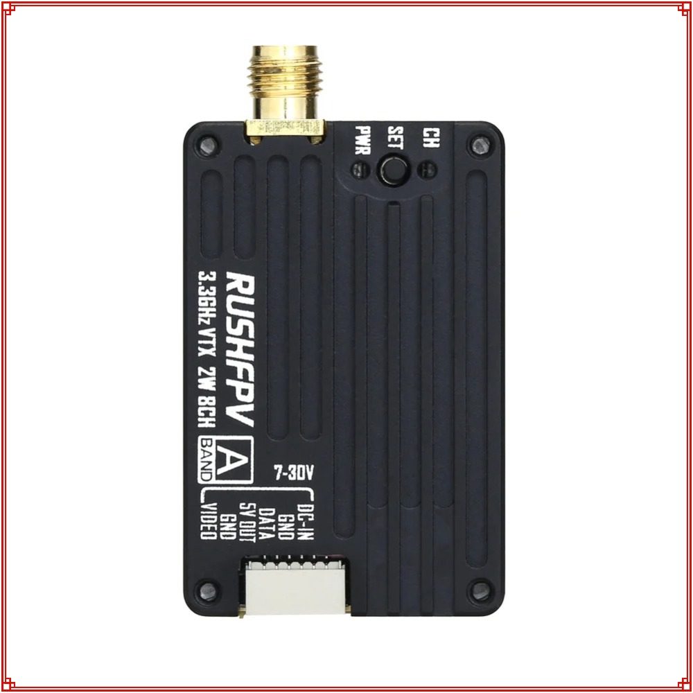 2026年新型 RUSHFPV 3.3G 2W VTX送信機 - Fpv Drone Receiver のレビューと価格