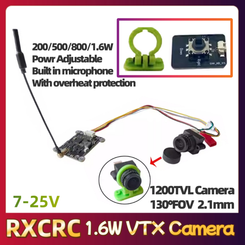 RXCRC 5.8G モジュール 48CH 1.6W VTX - Fpv Drone Camera のレビューと価格