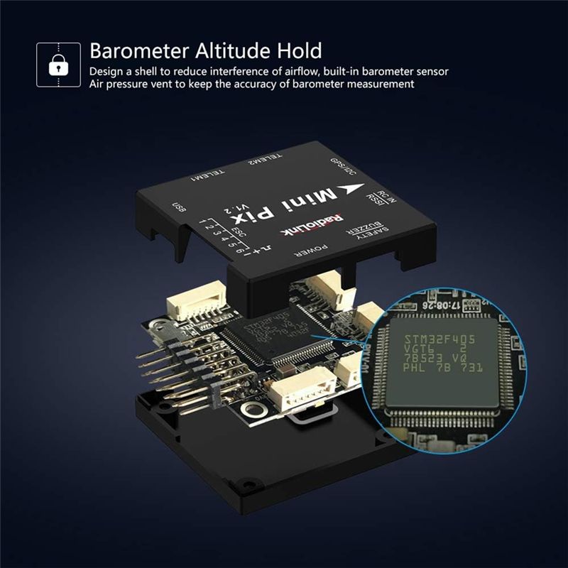 A49K-Radiolink Mini PIX フライトコン - Fpv Drone Flight Controller のレビューと価格